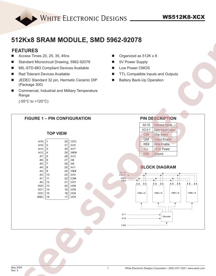 WS512K8-45CCA