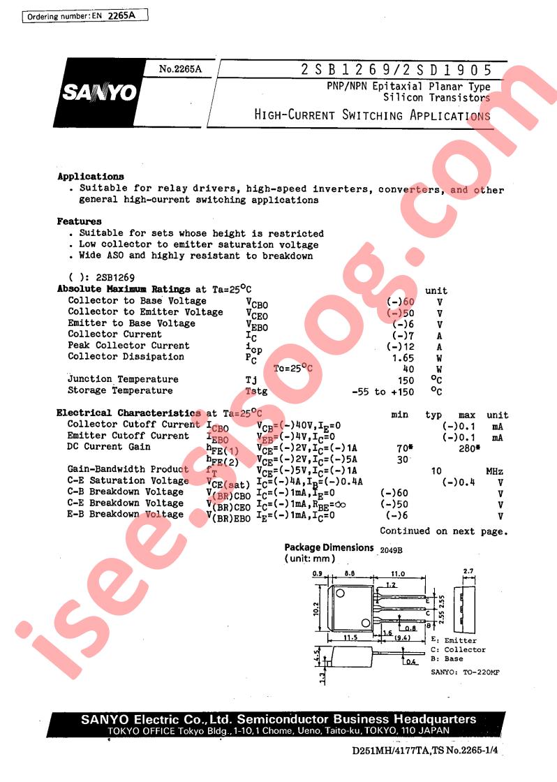 2SB1269