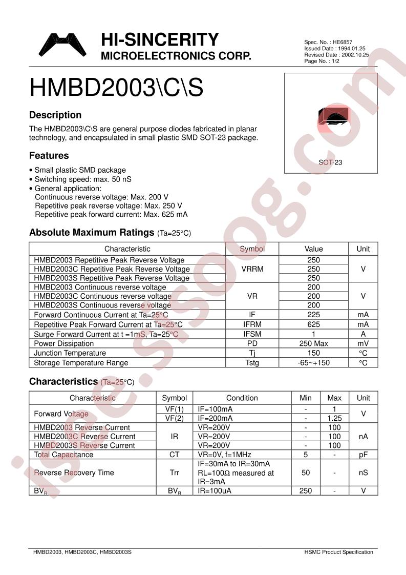HMBD2003S