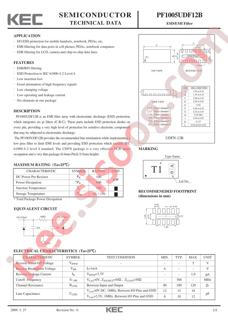 PF1005UDF12B