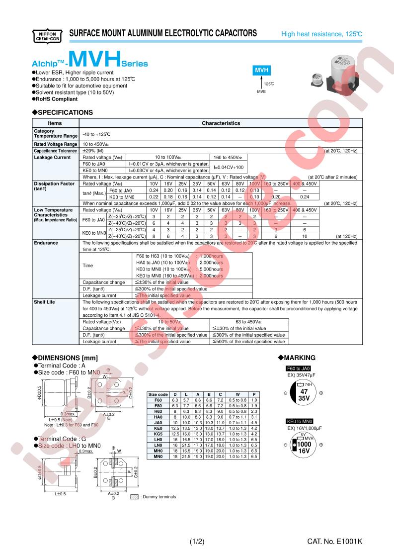 EMVH630ADA330MHA0G
