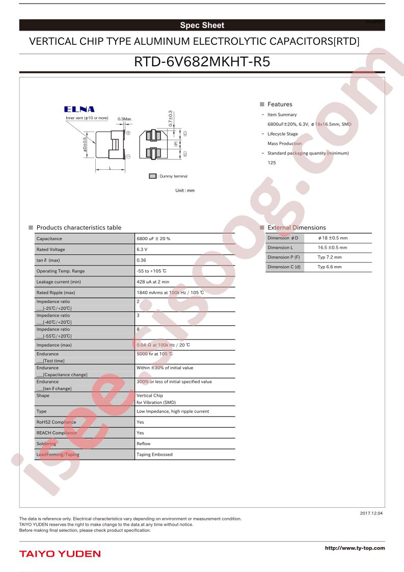 RTD-6V682MKHT-R5