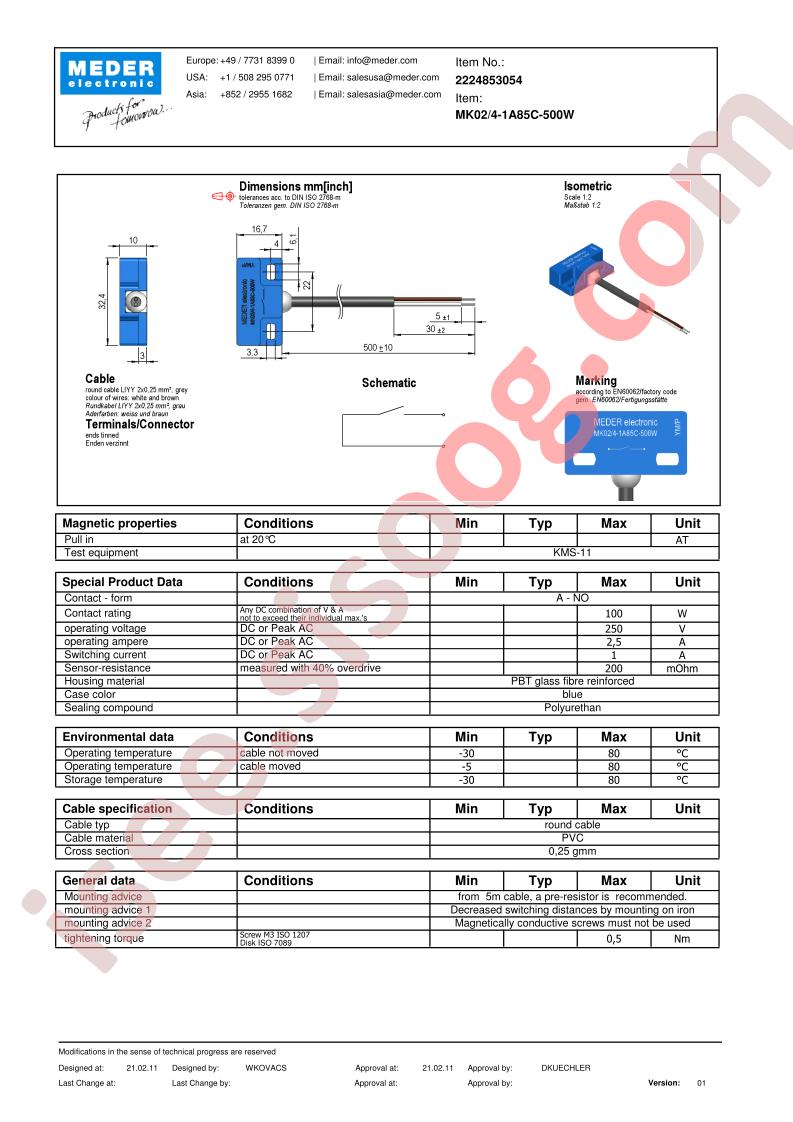 MK02-4-1A85C-500W