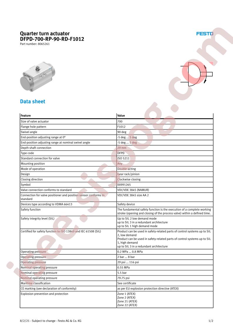 DFPD-700-RP-90-RD-F1012