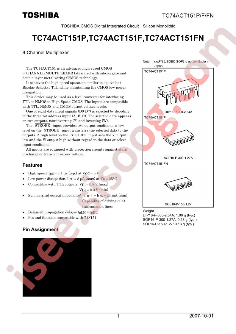 TC74ACT151FN
