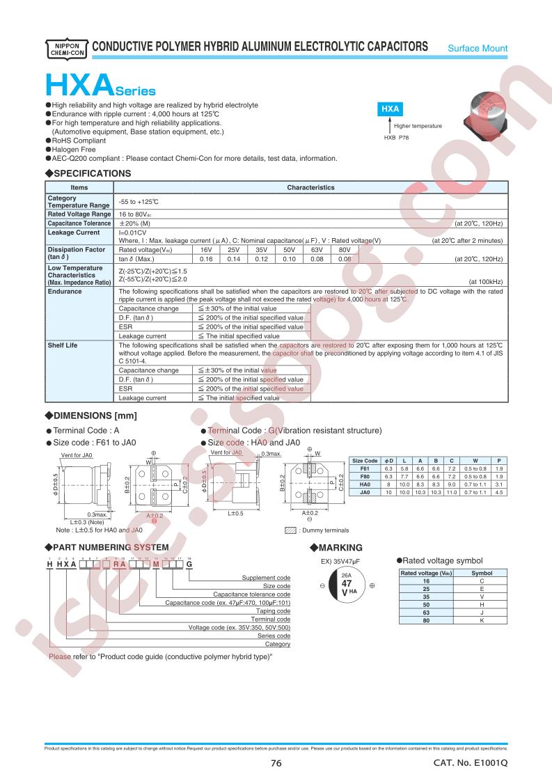 HHXA160ARA151