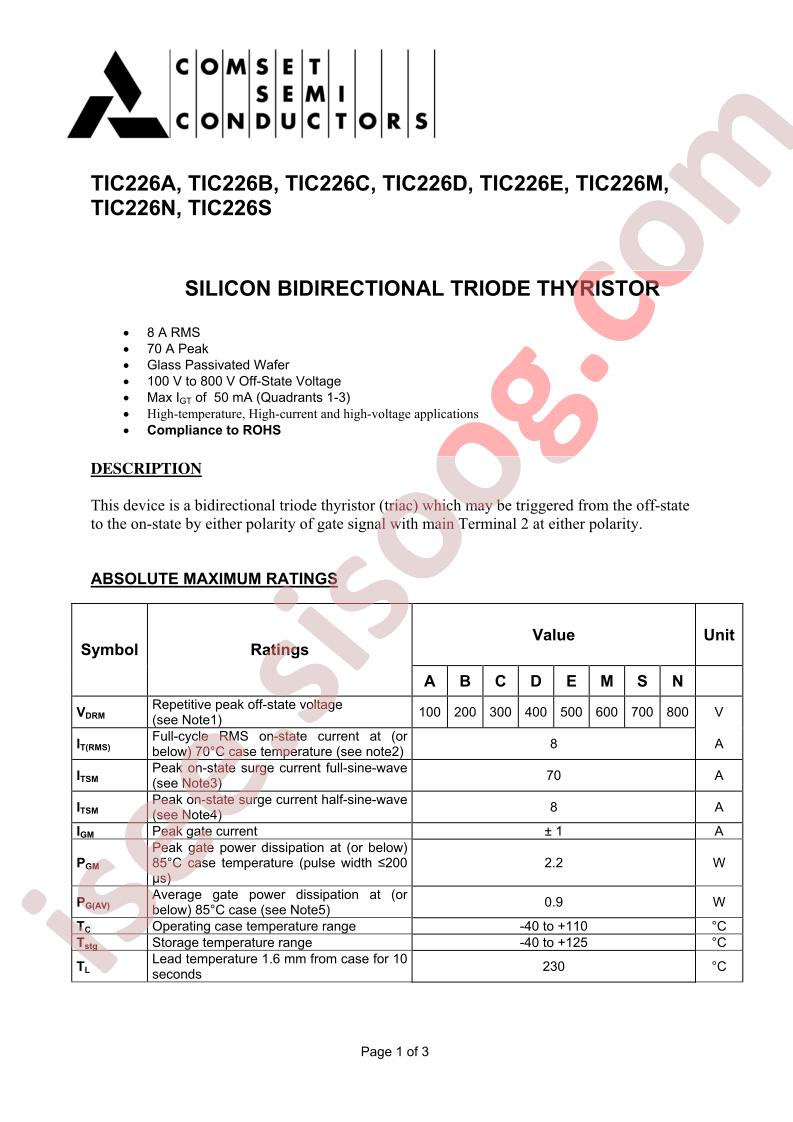 TIC226A