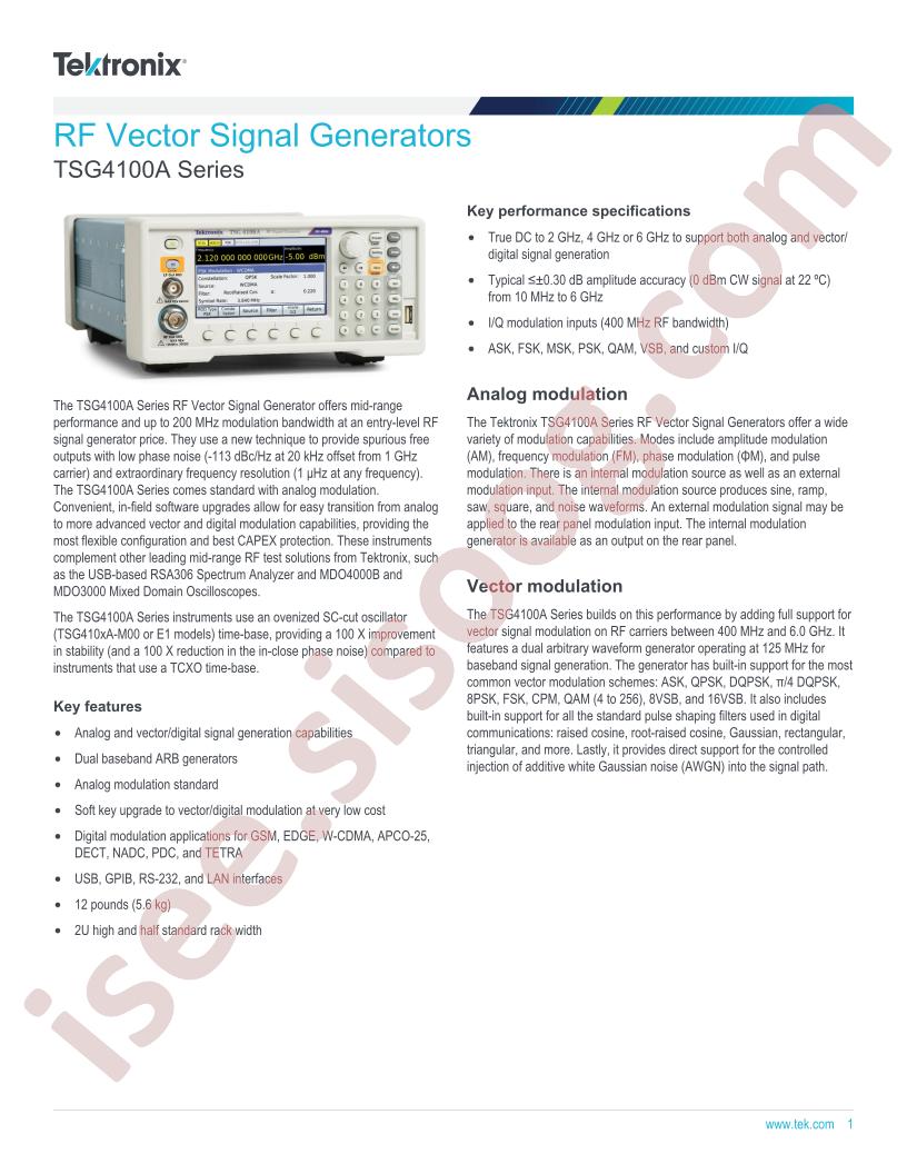 TSG4100A