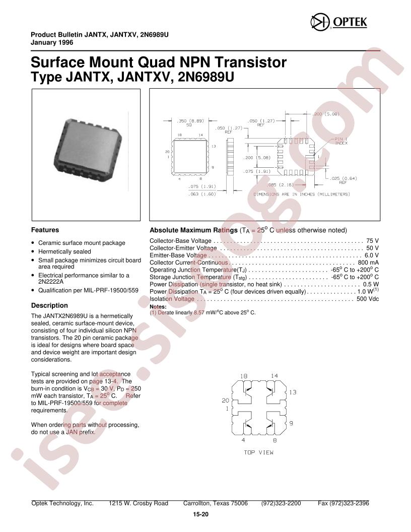 JANTX2N6989U