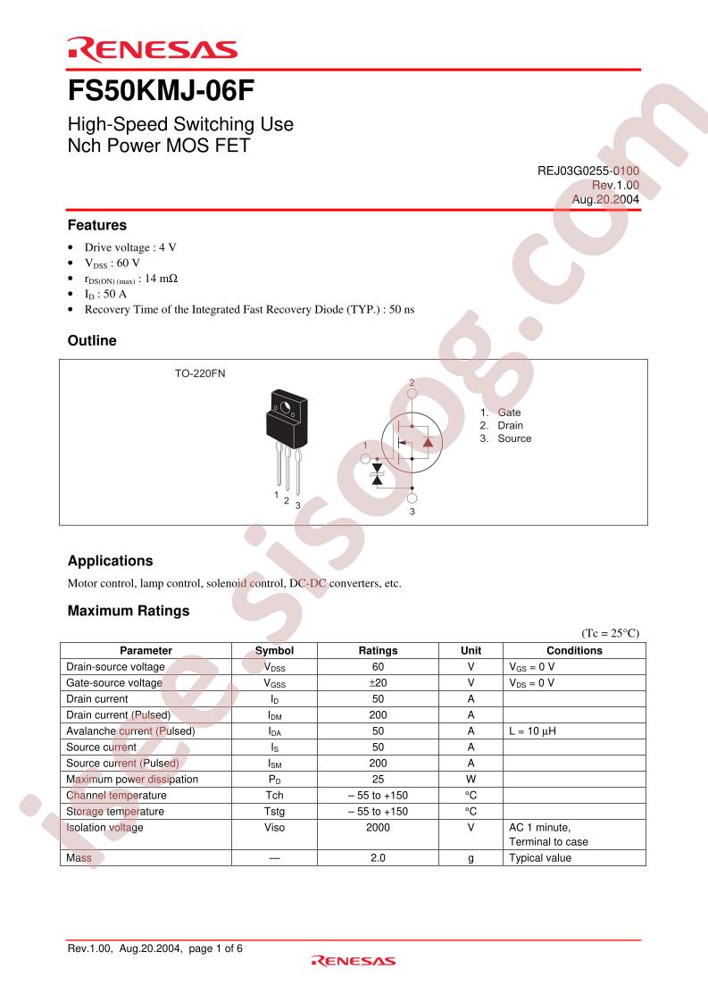 FS50KMJ-06F-A8