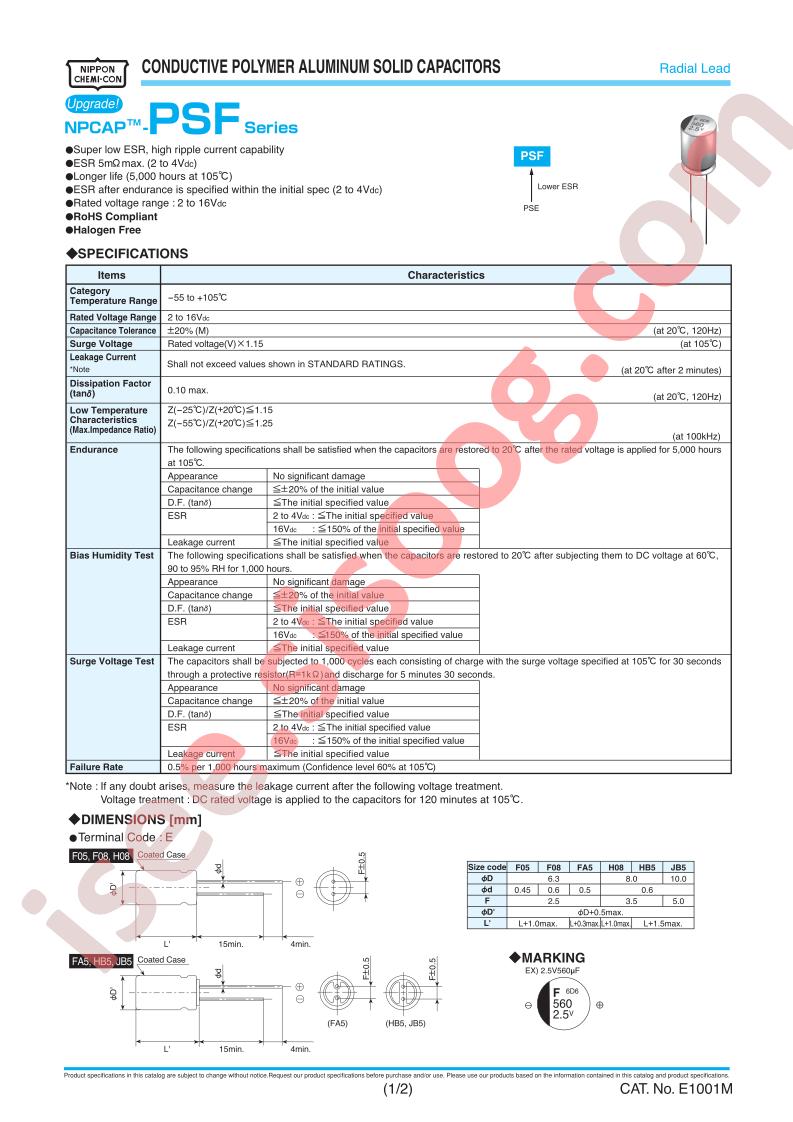 APSF160E331MH08S