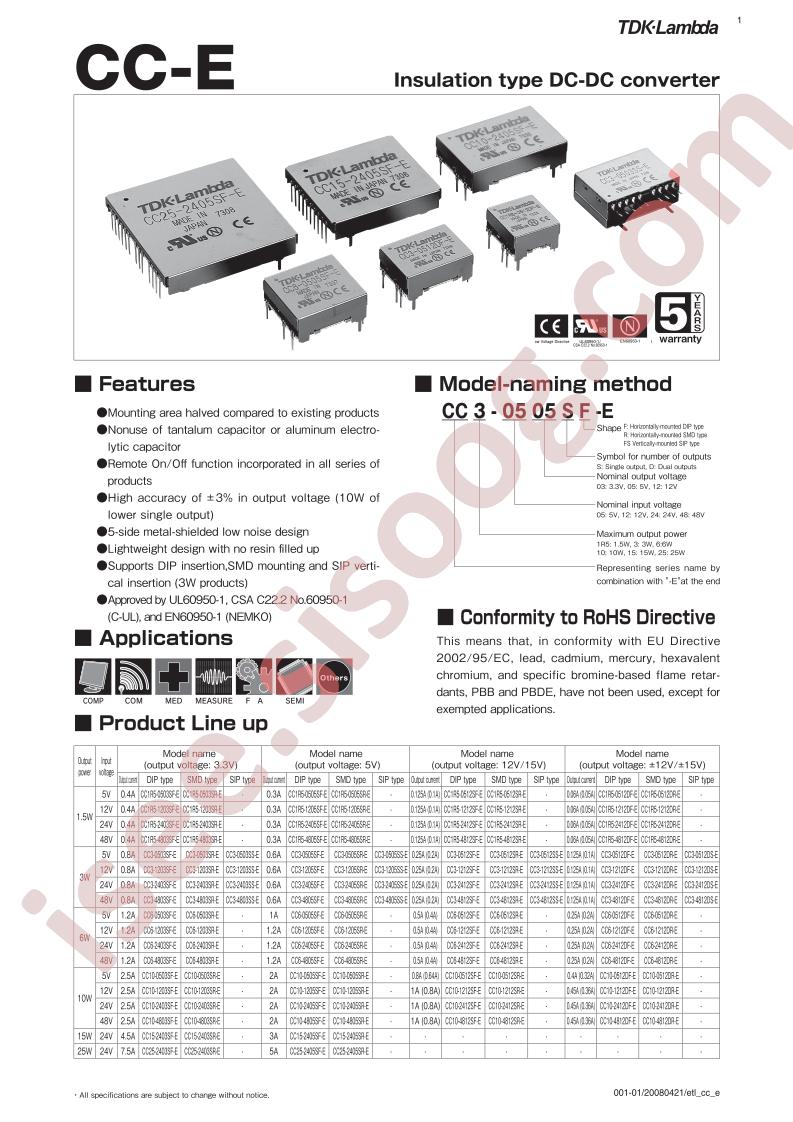 CC3-1205SF-E