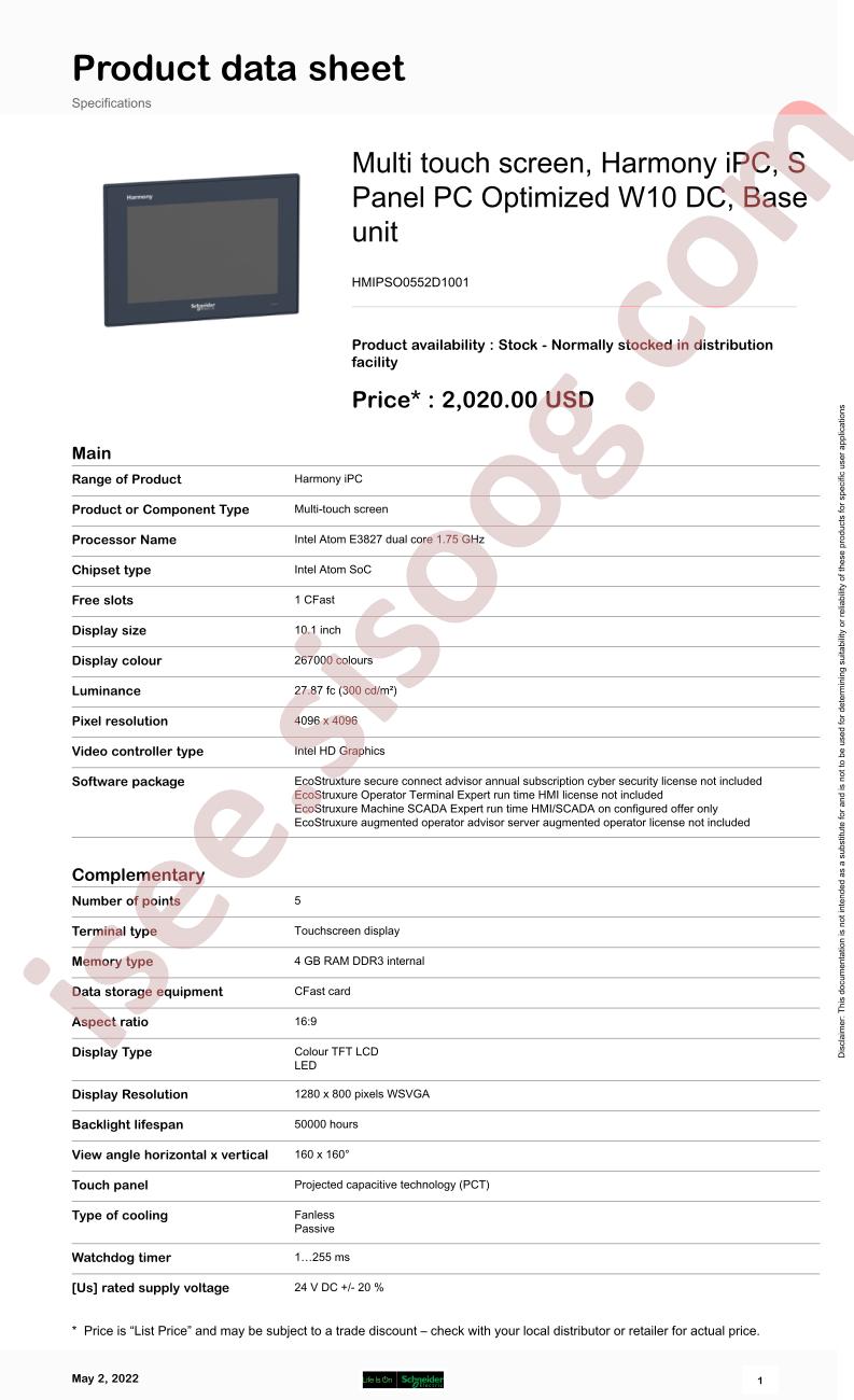 HMIPSO0552D1001