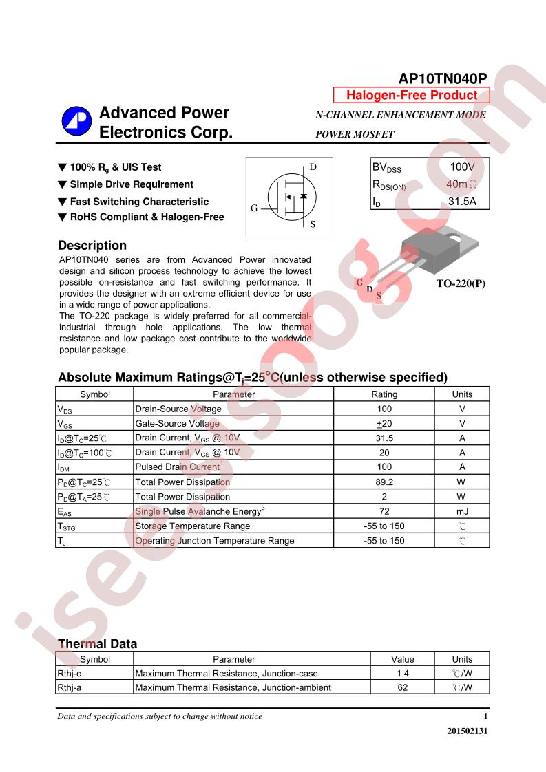 AP10TN040P