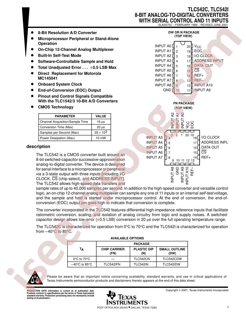 TLC542C