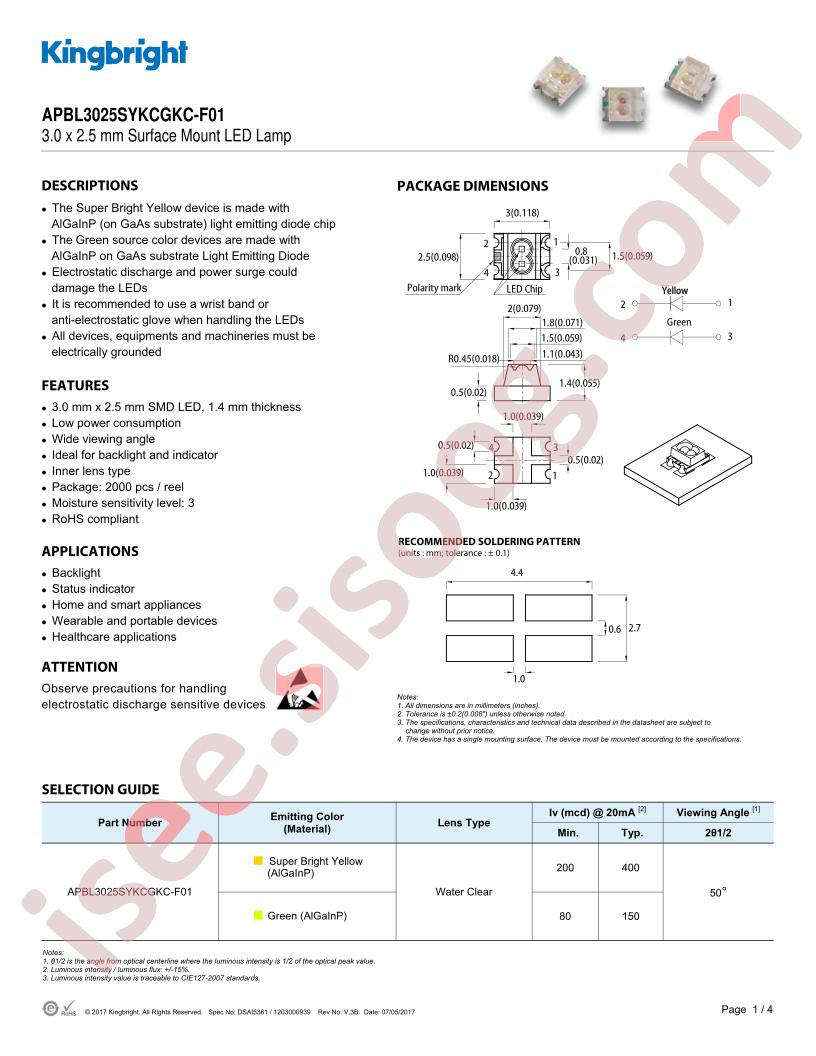 APBL3025SYKCGKC-F01