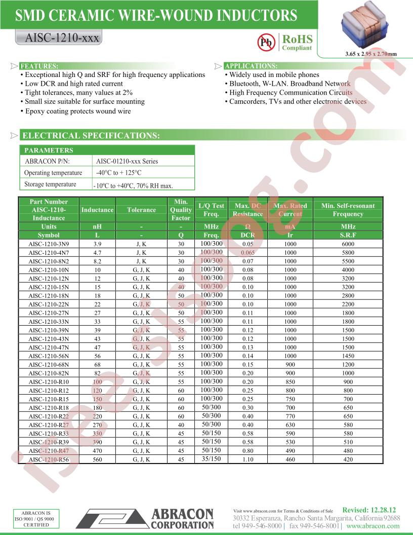 AISC-1210-10N