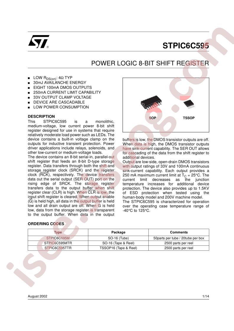 STPIC6C595M