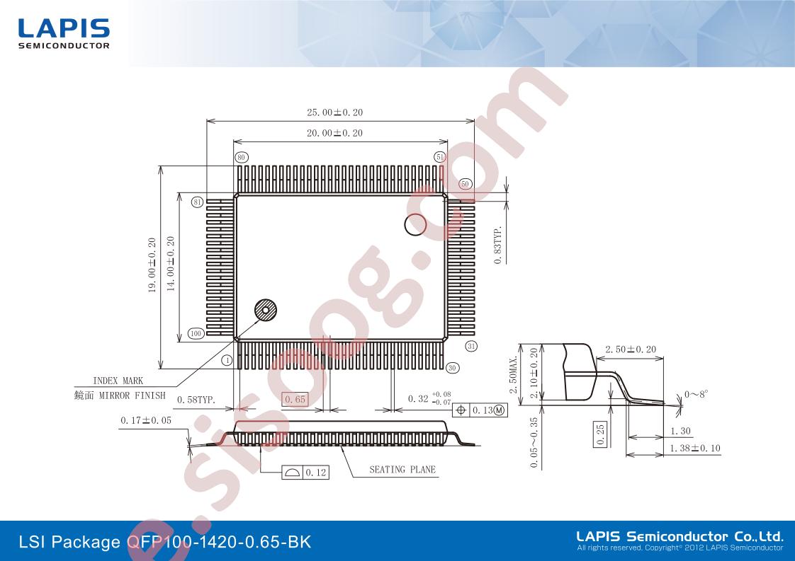 QFP100-P-1420-0.65-BK-D