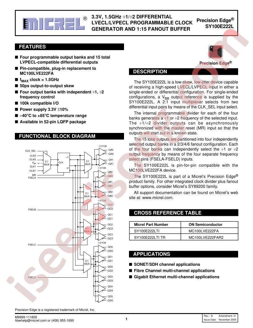 SY100E222LTITR