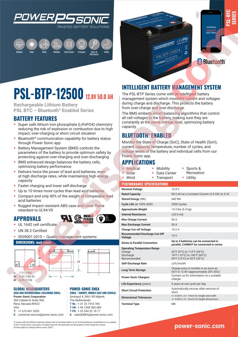 PSL-BTP-12500