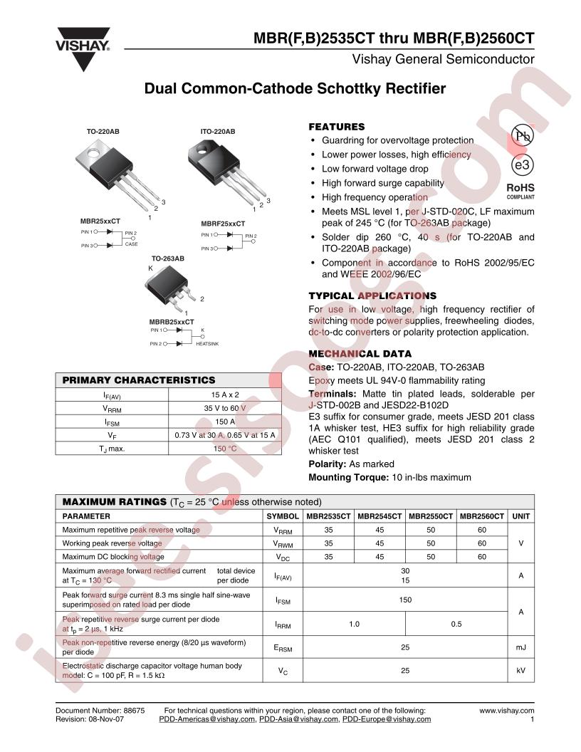MBR2545CT