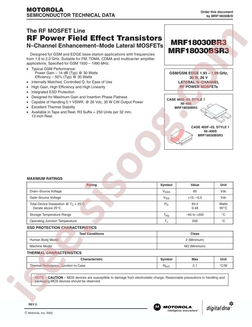 MRF18030BR3