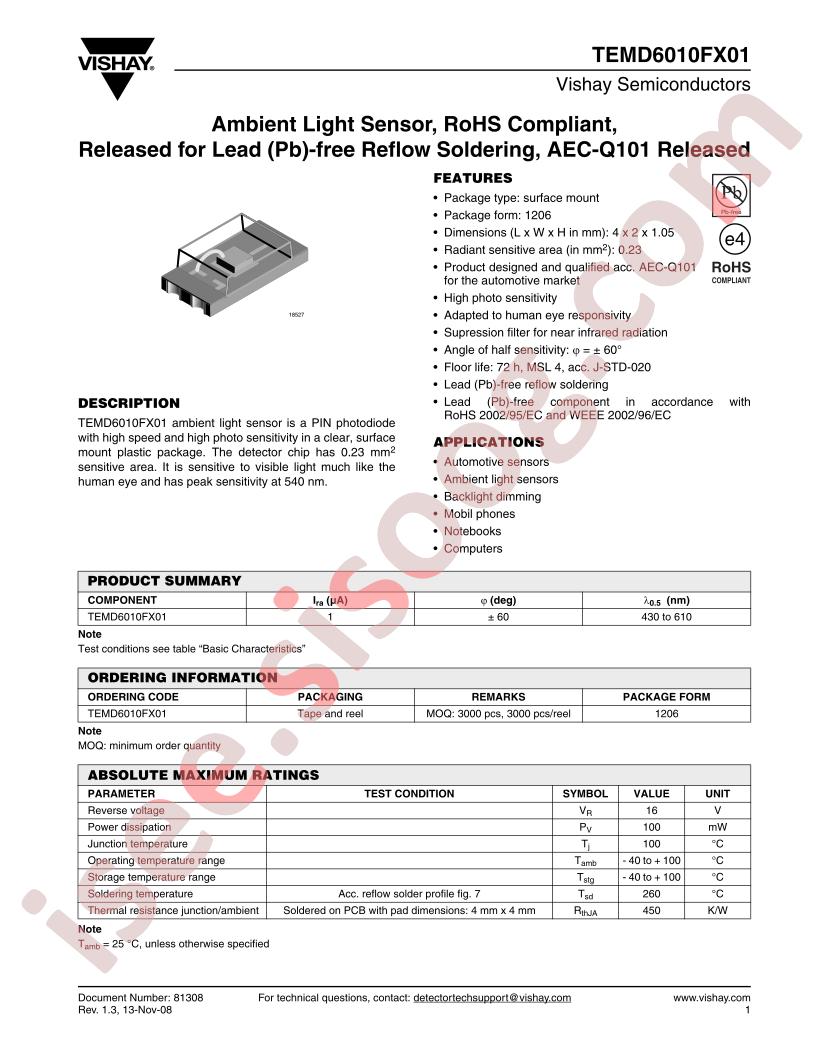 TEMD6010FX01