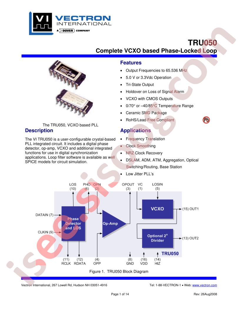 TRU050-GACGA-65M0000000