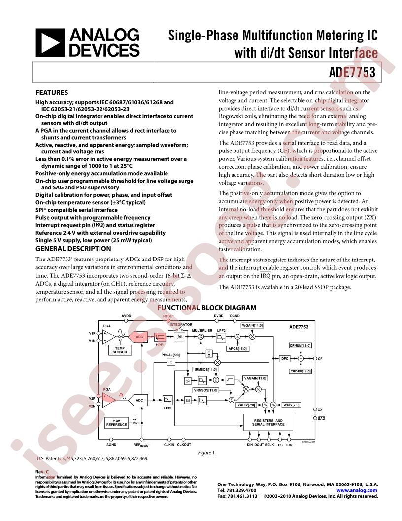 ADE7753ARSRL