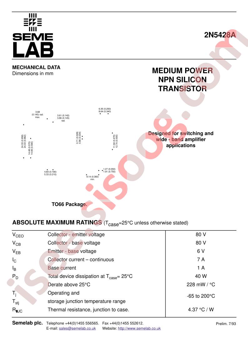 2N5428A