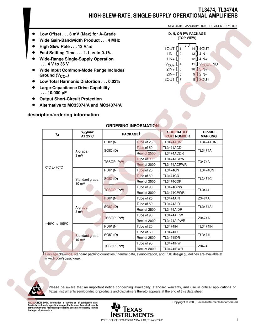 TL3474ACDRE4