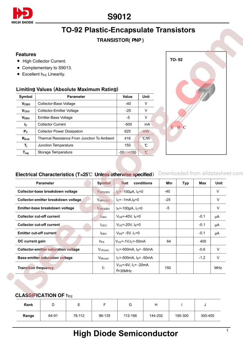 S9012-TO-92