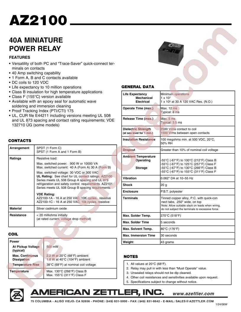 AZ2100-1A-9D