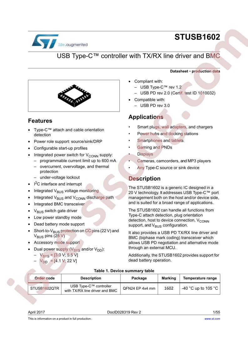 STUSB1602