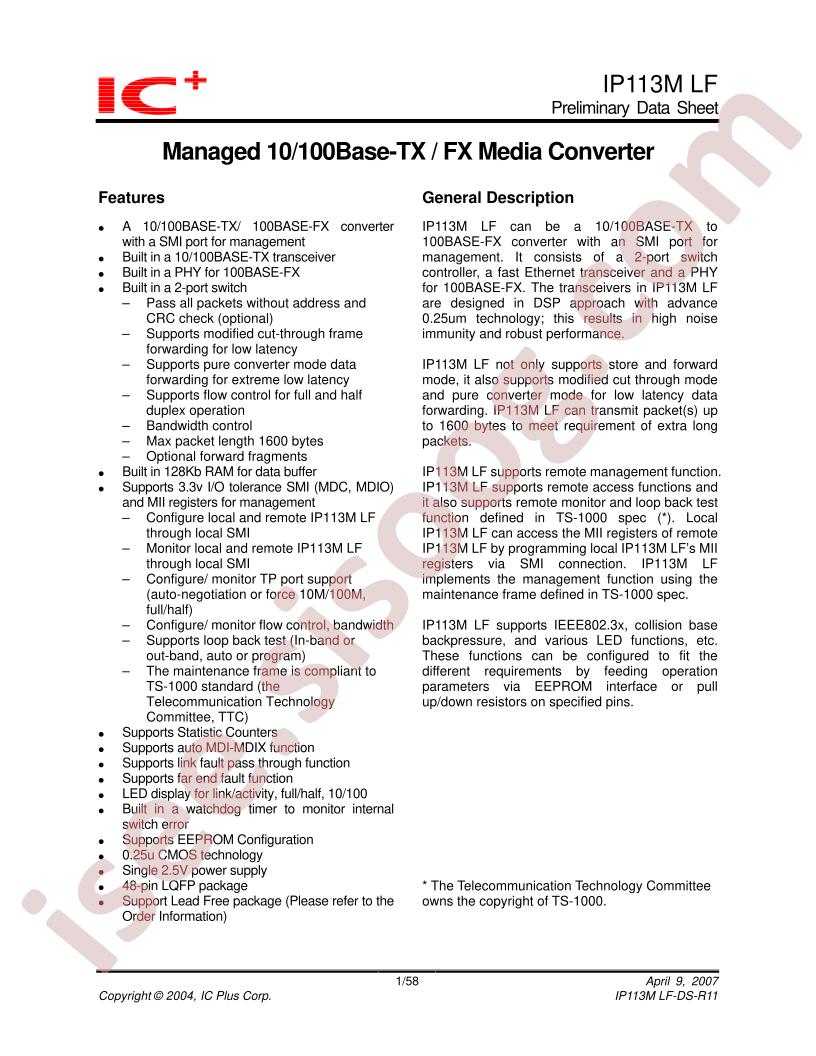 IP113MLF