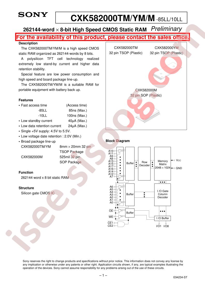 CXK582000TM