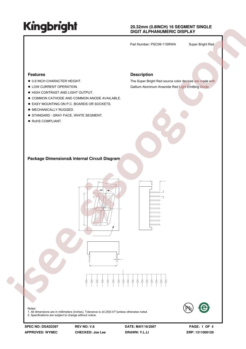 PSC08-11SRWA