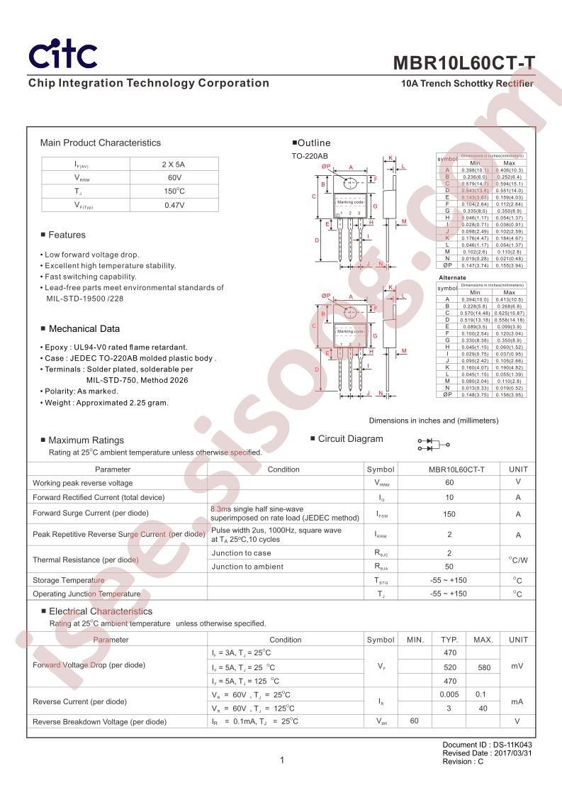 MBR10L60CT-T