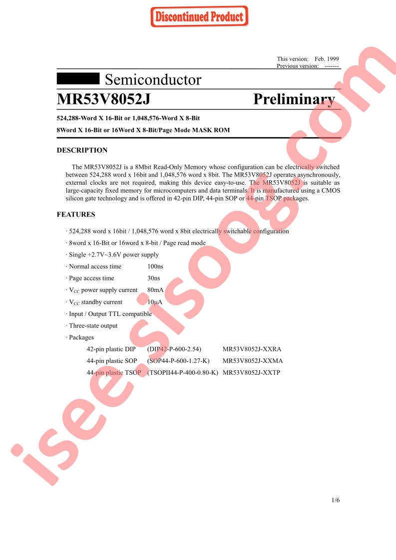 MR53V8052J