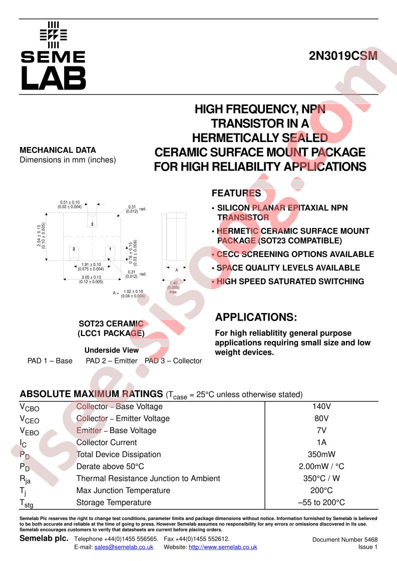 2N3019CSM