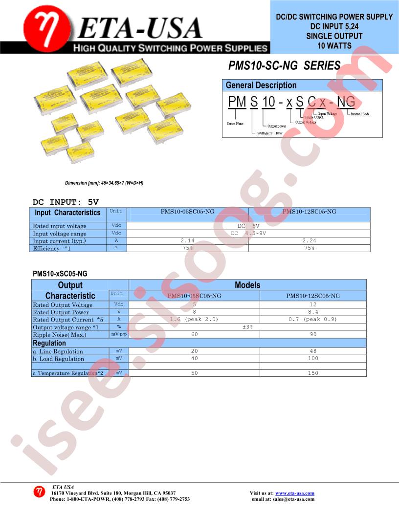 PMS10-05SC24-NG