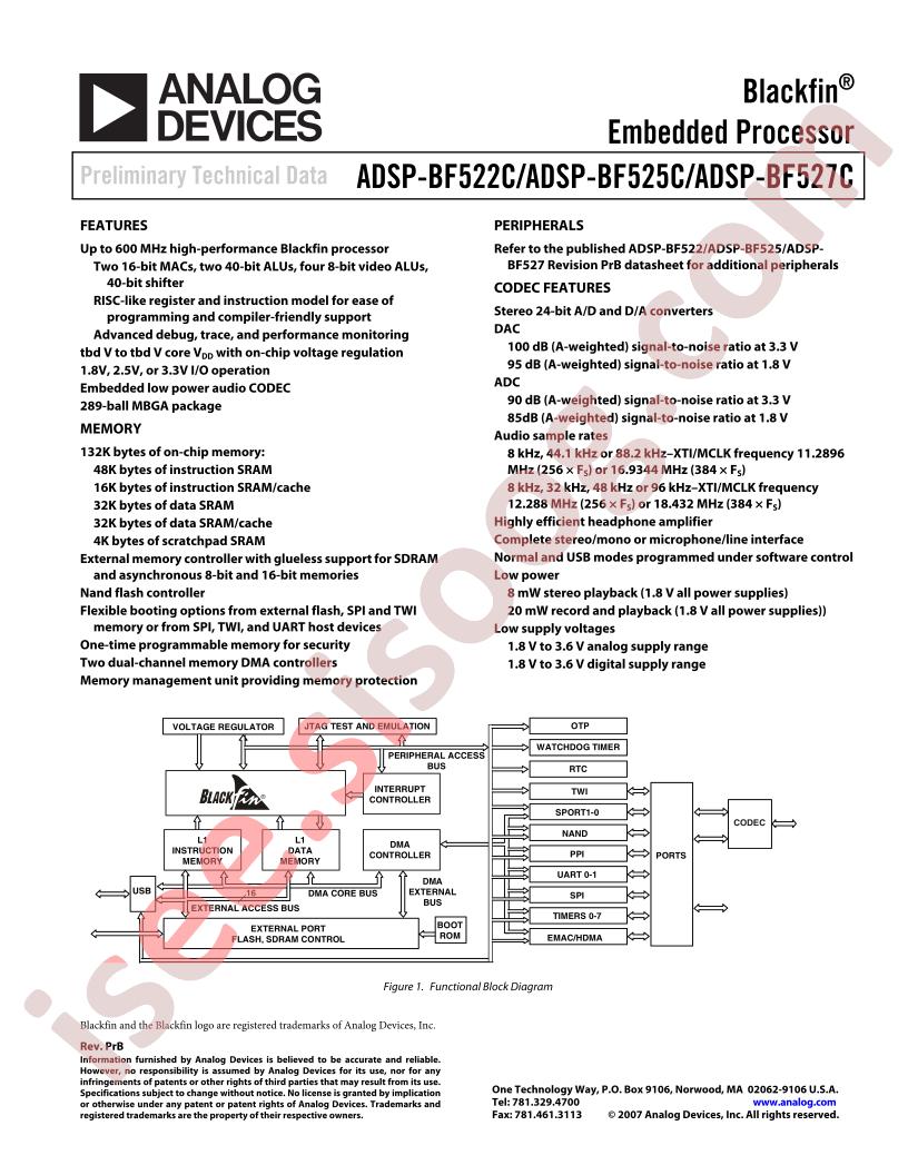 ADSP-BF527C