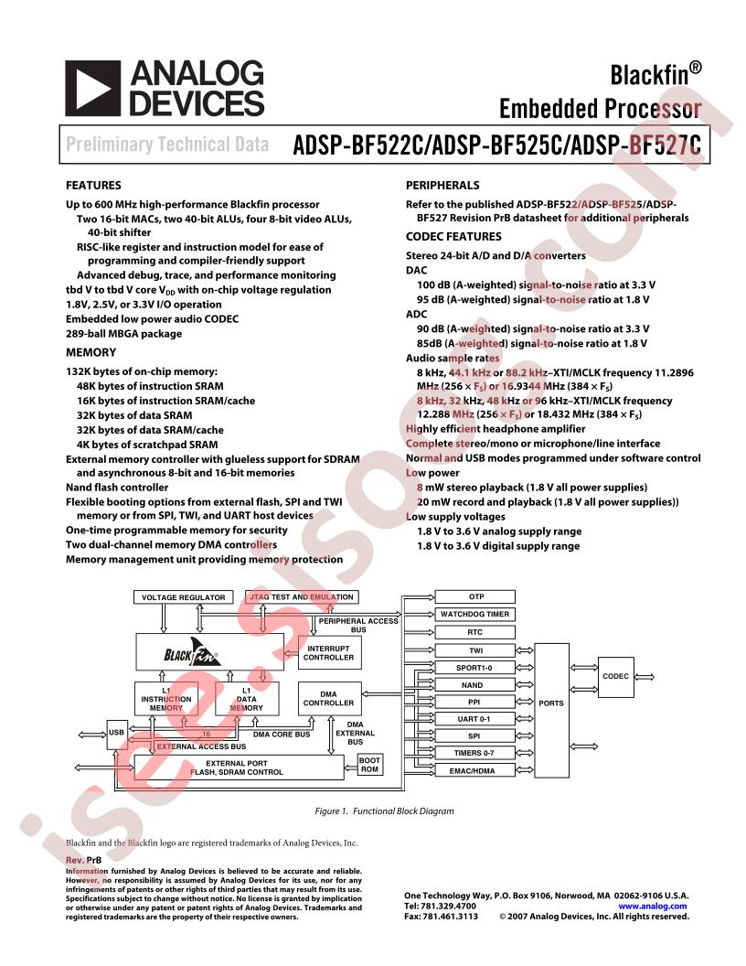 ADSP-BF522C