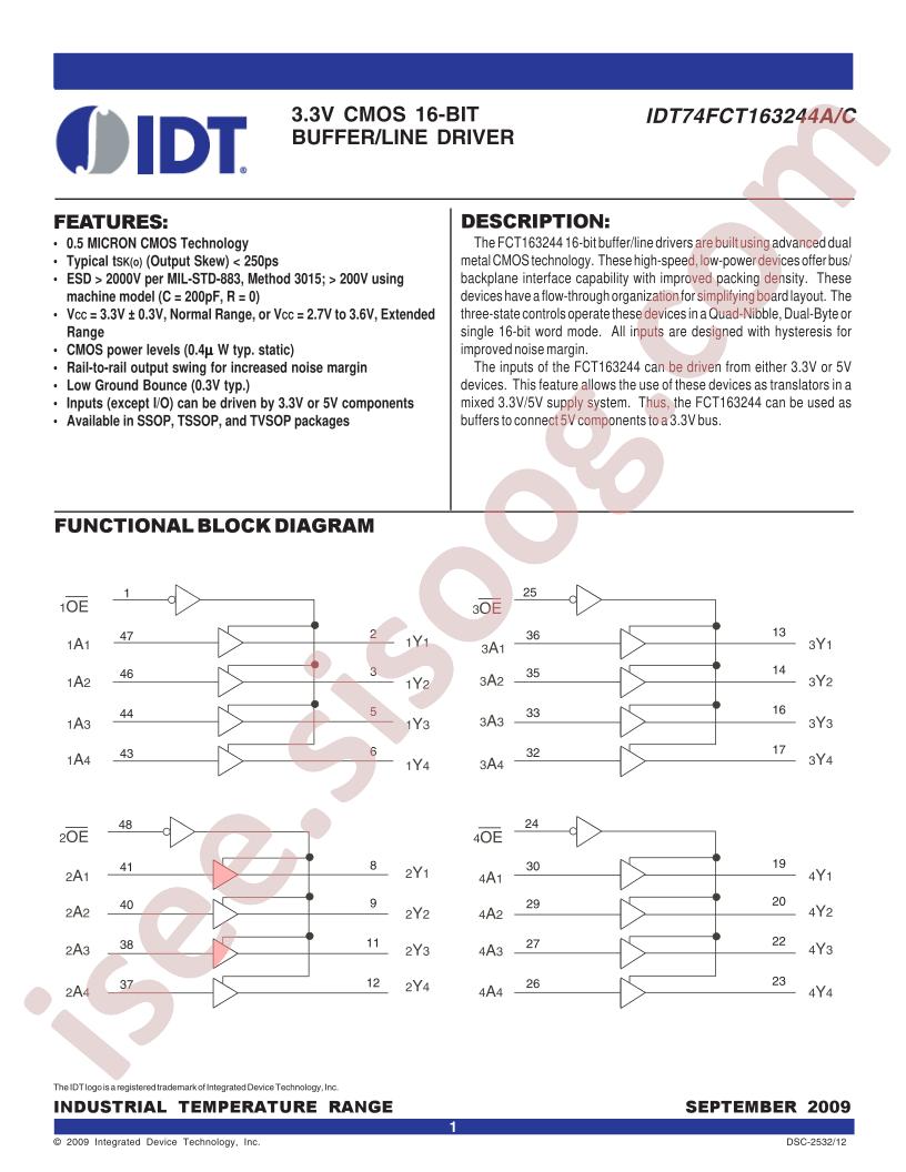 IDT74FCT163244CPVG
