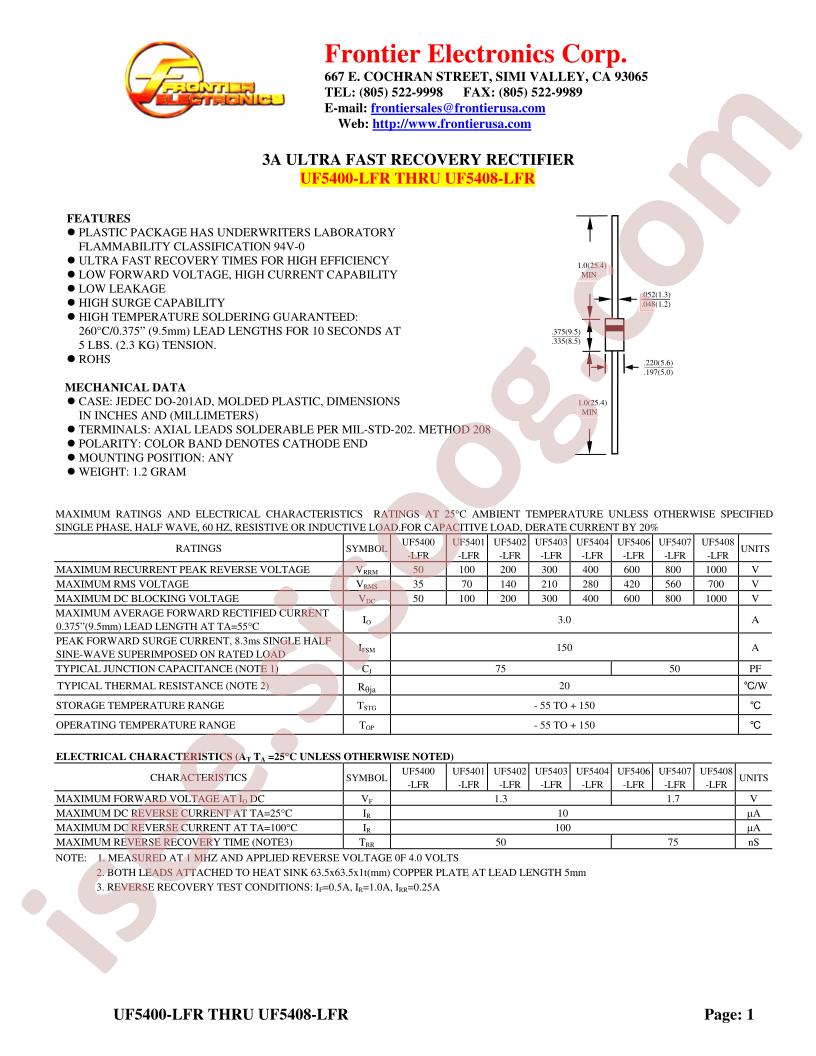 UF5400-LFR