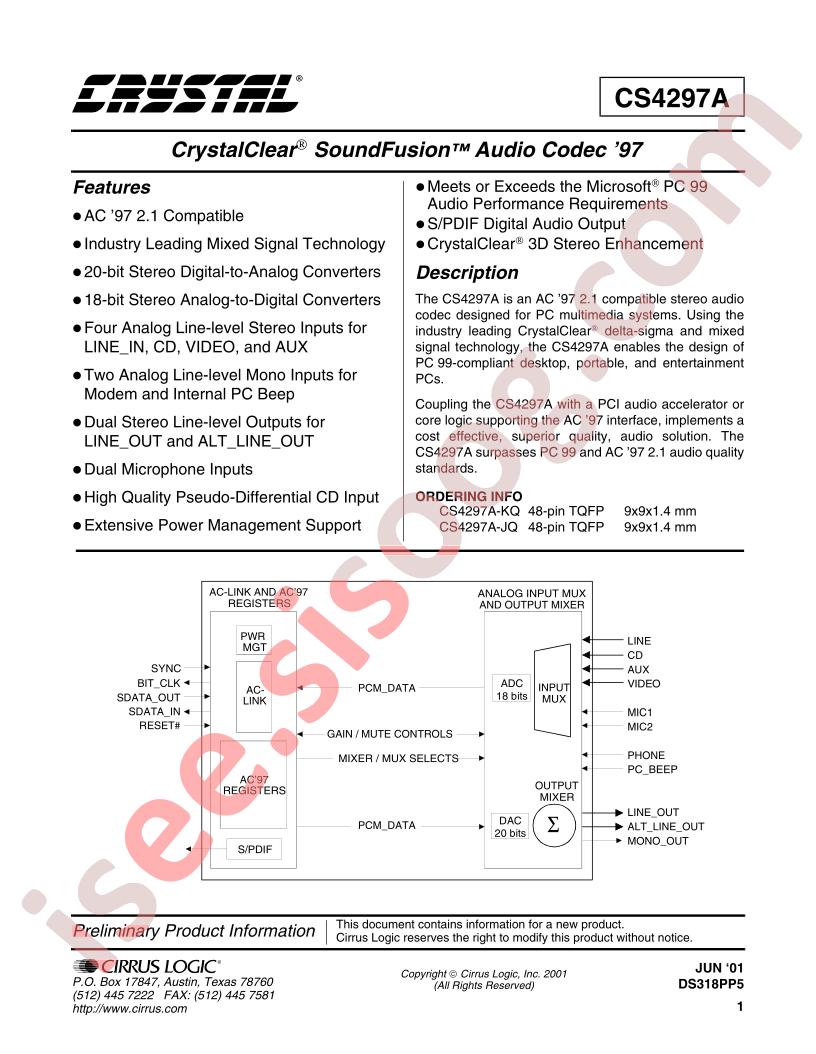 CS4297A-JQ