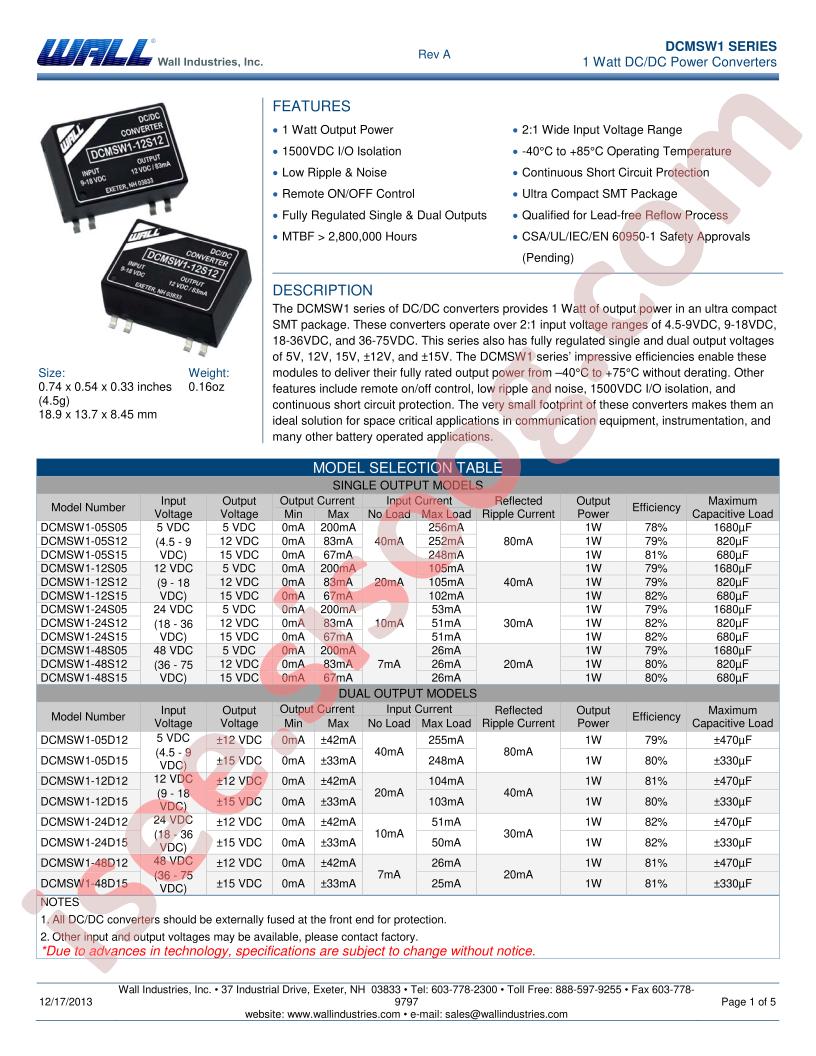 DCMSW1