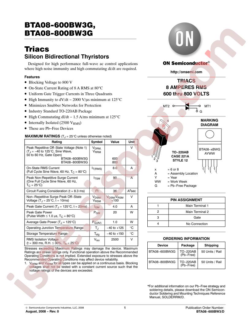 BTA08-600BW3G