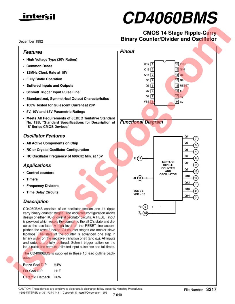 CD4060BMS